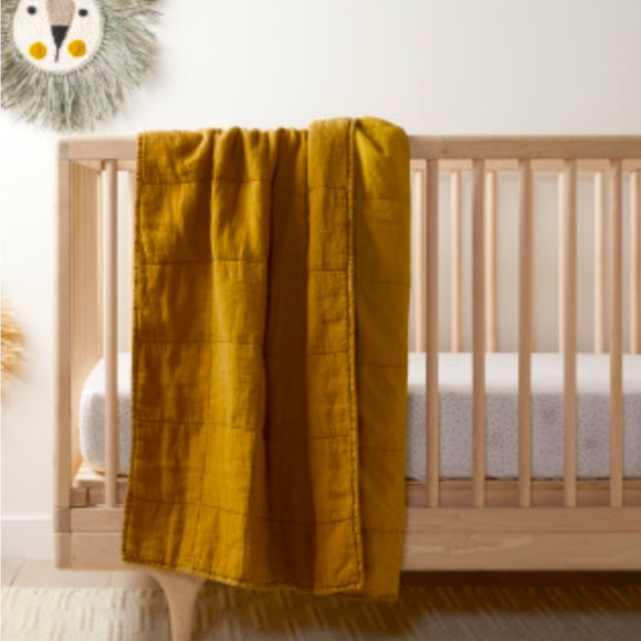 Parachute Bedding Parachute Toddler Linen Box Quilt In Ochre Poshmark
